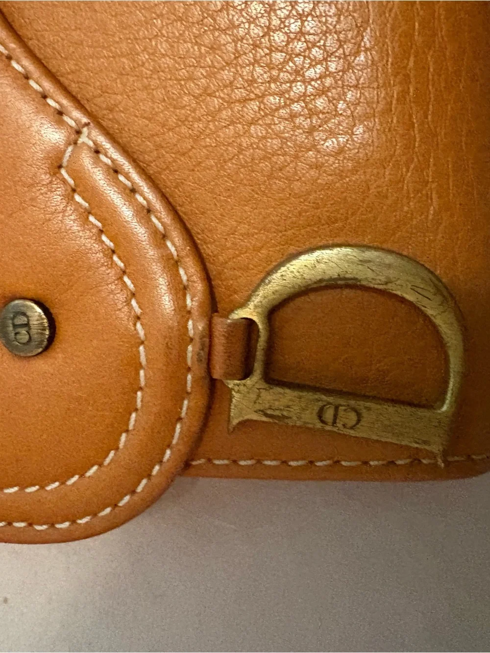 Christian Dior Saddle long continental tri fold wallet